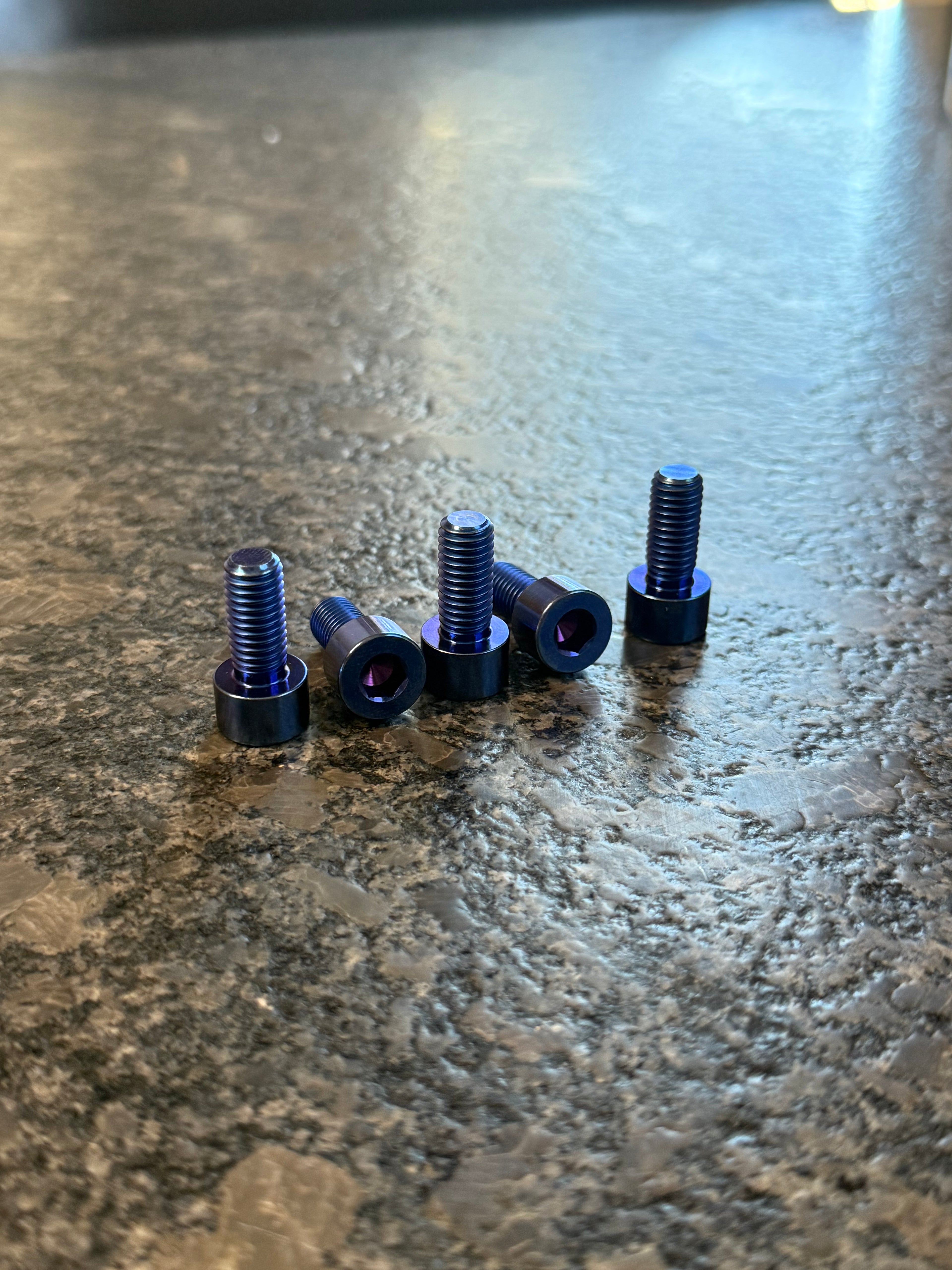 Titanium Sprocket Bolts (5 Pack) for Sur-Ron, E-Ride PRO & Talaria