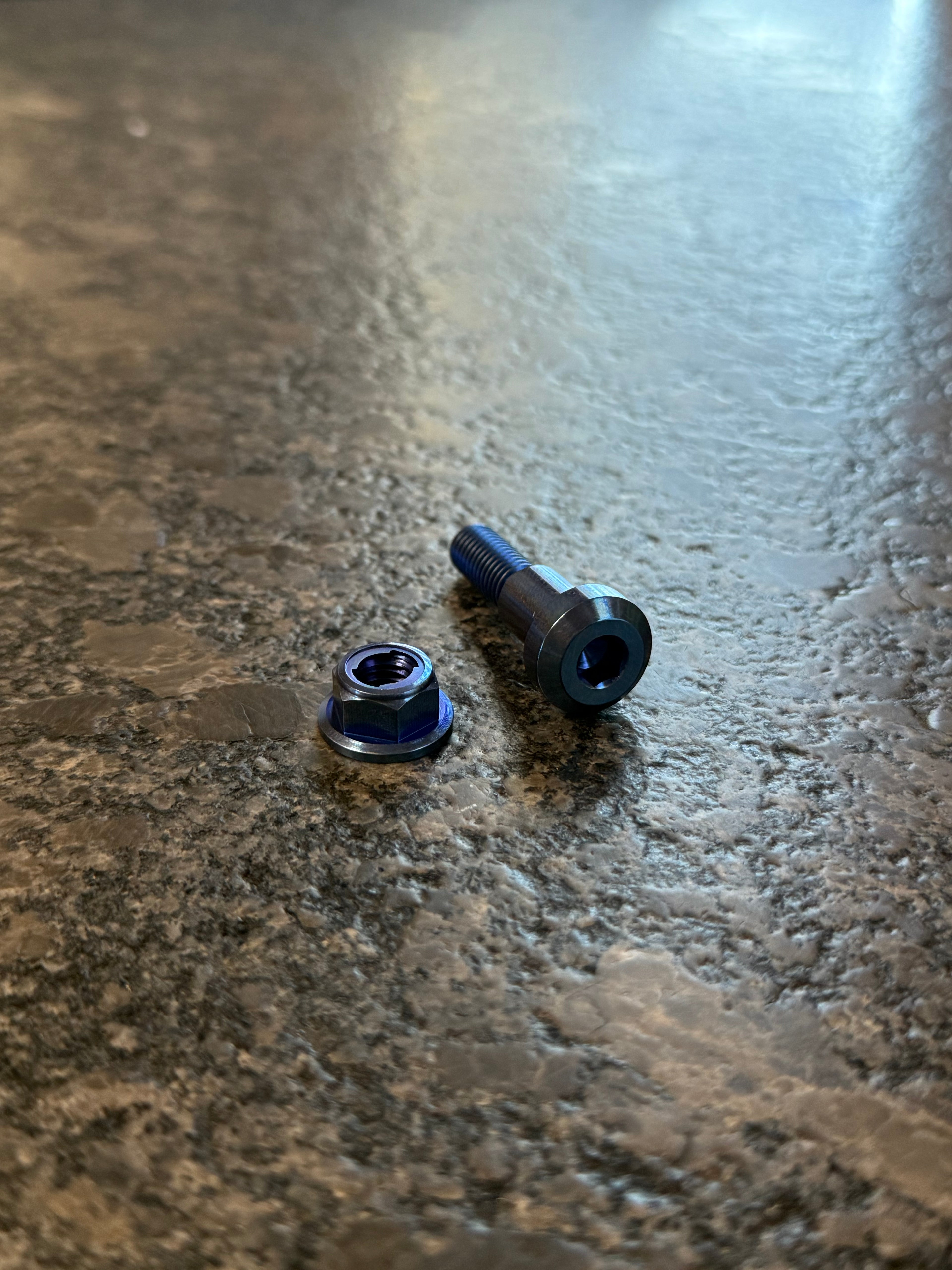 Titanium Kickstand Bolt/ Nut Set- Surron LBS LBX, Segway X160 X260