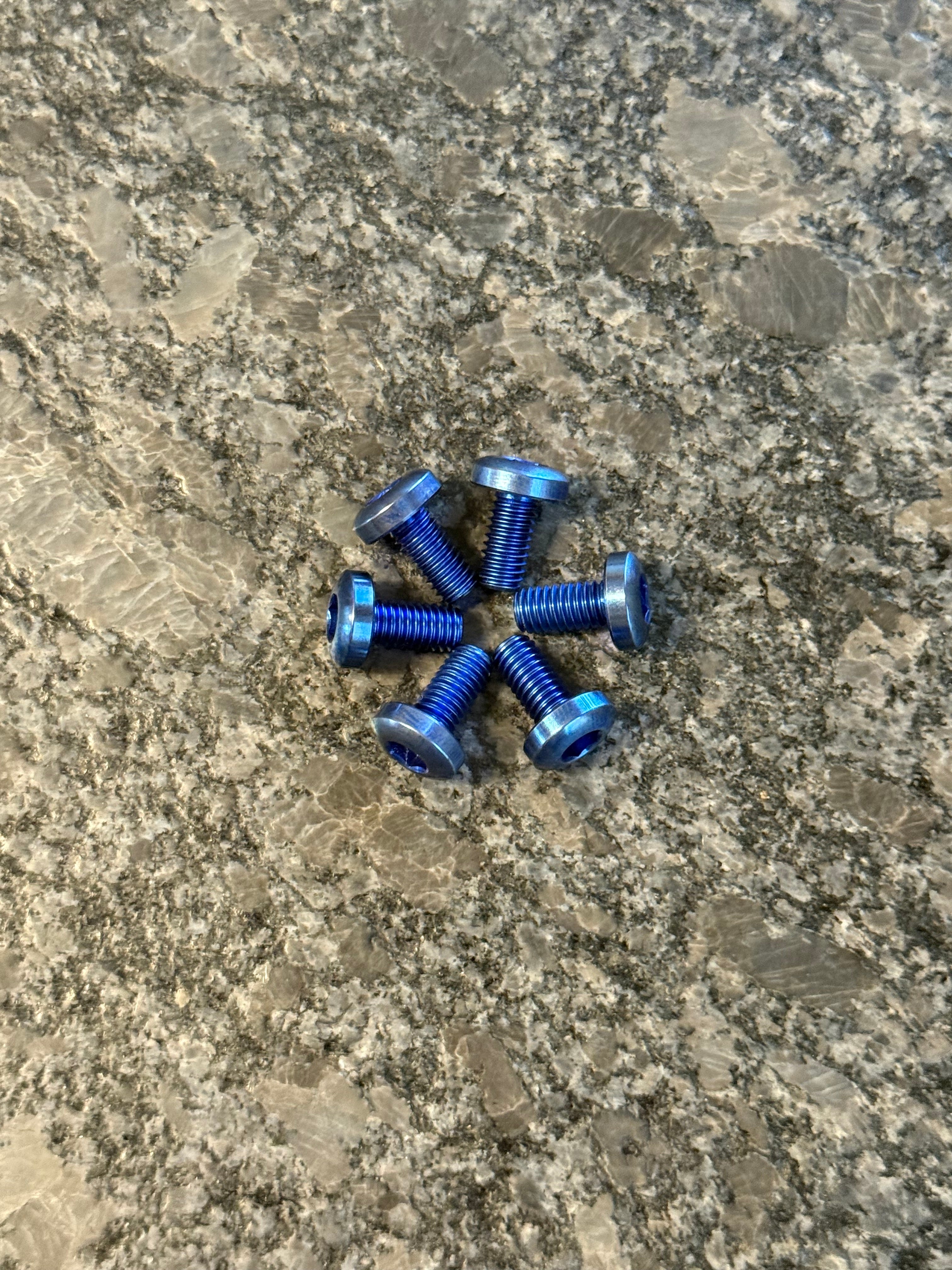 Titanium Rear Rotor Bolts (6 Pack) for Sur-Ron, E-Ride PRO & Talaria